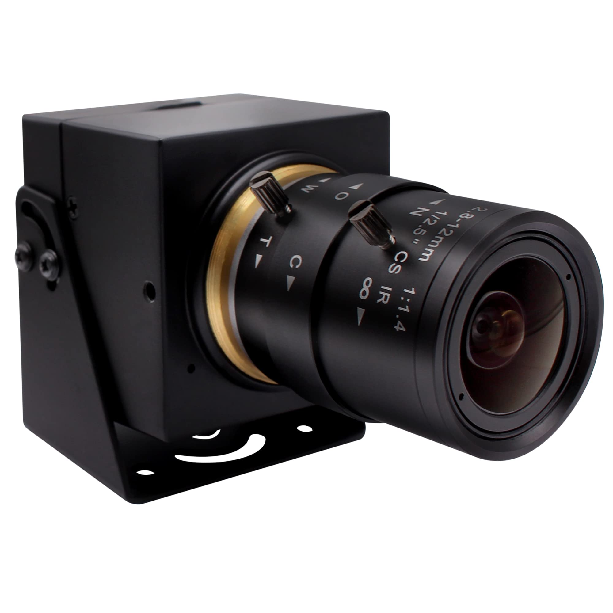 Svpro Industrial USB Camera 1080P with 2.8-12mm Zoom Lens, Full HD Webcam Varifocal Lens,2MP Optical Zoom Manual Focus Webcam 100fps/60fps/30fps for Windoes,Mac,Linux,Android