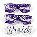 Bridal Bachelorette Party Favors Brides Maid Wedding Purple Sun Glasses - 6 Pce Kit