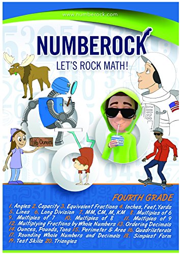 NUMBEROCK 4th Grade Math DVD: 20 Educational Music Videos For Kids