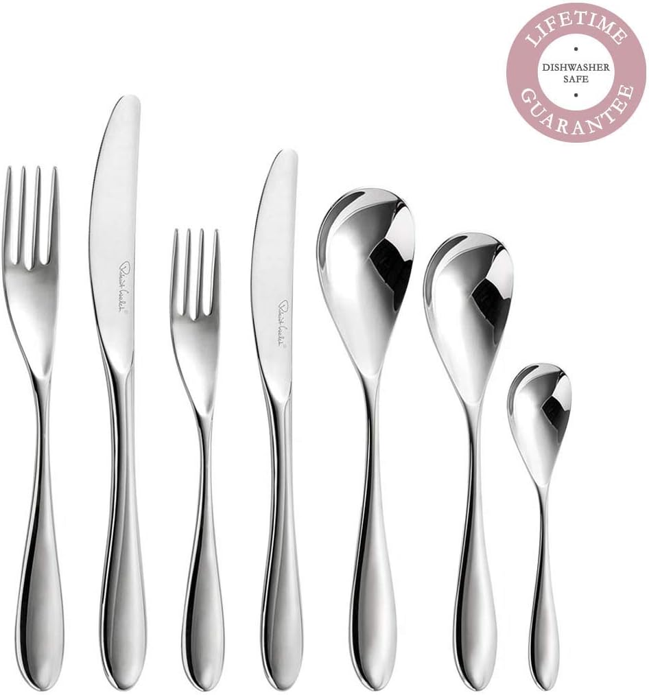 Robert Welch Bourton Bright Cutlery Set, 42 Piece. Made from the