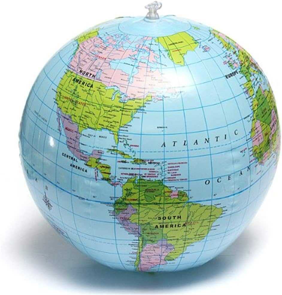 Spielzeug 16Für Desktop Büro Dekoration Swivel Globe Aufblasbare