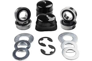 Front Wheel Bushing to Bearing Conversion Kit, Compatible with for Murray Lawn Mower, For Craftsman, YTH22V46, YTH24V48, LGT2