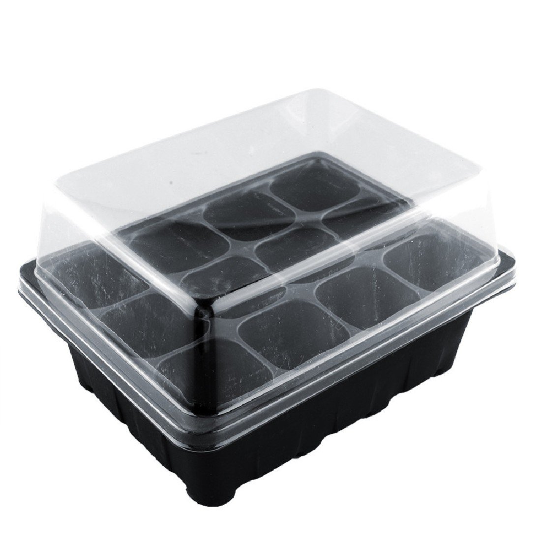 Generic 12 Cells Hole Nursery Pots Plant Seeds Grow Box Tray Insert