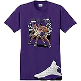 jordan 13 lakers shirt