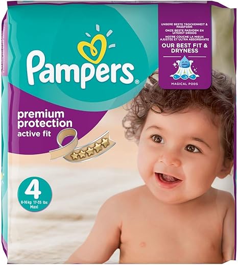 amazon pampers premium protection 4