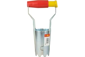 Wolf-Garten FHN Bulb Planter Fixed Hand Tool, Red, 38x2.5x1.7 cm