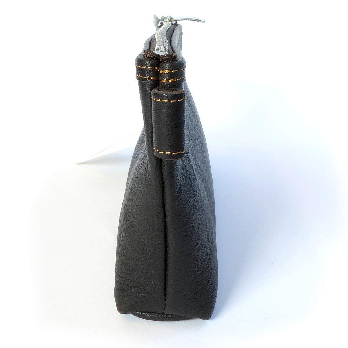 Sonnenleder "Berit" High Quality Leather Pencil Case, Color: Red/ Orange, Natural Leather * Made in Germany