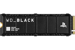 WD_Black 1TB SN850P NVMe M.2 SSD Officially Licensed Storage Expansion for PS5 Consoles, up to 7300MB/s, with heatsink - WDBB