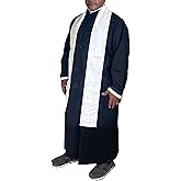 BROOKLYN VERTICAL Adults Father Priest Costume Robe and Stole One Size Unisex Funny Halloween