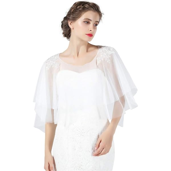 BRIDAL SHRUG Wedding Bolero Long Sleeves Alpaca Warm Color