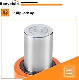 Bonvoisin Hydraulic Cylinder 10T-50T Low Profile Ram 50mm Stroke Machinery Jack view 4