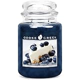 Goose Creek Scented Candles Blueberry Cheesecake Large Jar Candle Great Fragrance 24 oz