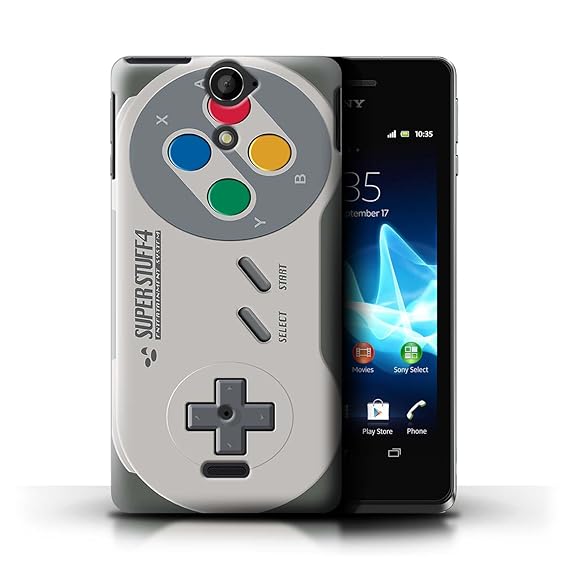Stuff4 Hülle / Case für Sony Xperia V/LT25i / Super Nintendo Muster / Spielkonsolen Kollektion