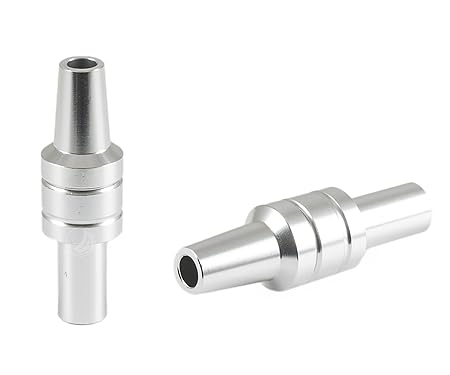 Amy Aluminium Schlauchadapter - silber