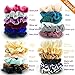 24 Pcs Large Scrunchies for Hair Elastic Hair Bands, Premium Scrunchy Hair Ties with Velvet, Silk , Neon, Cotton, Satin, Chiffon, Scrunchie Ponytail Holder No hurt, Soft for Women or Girls Hair Access