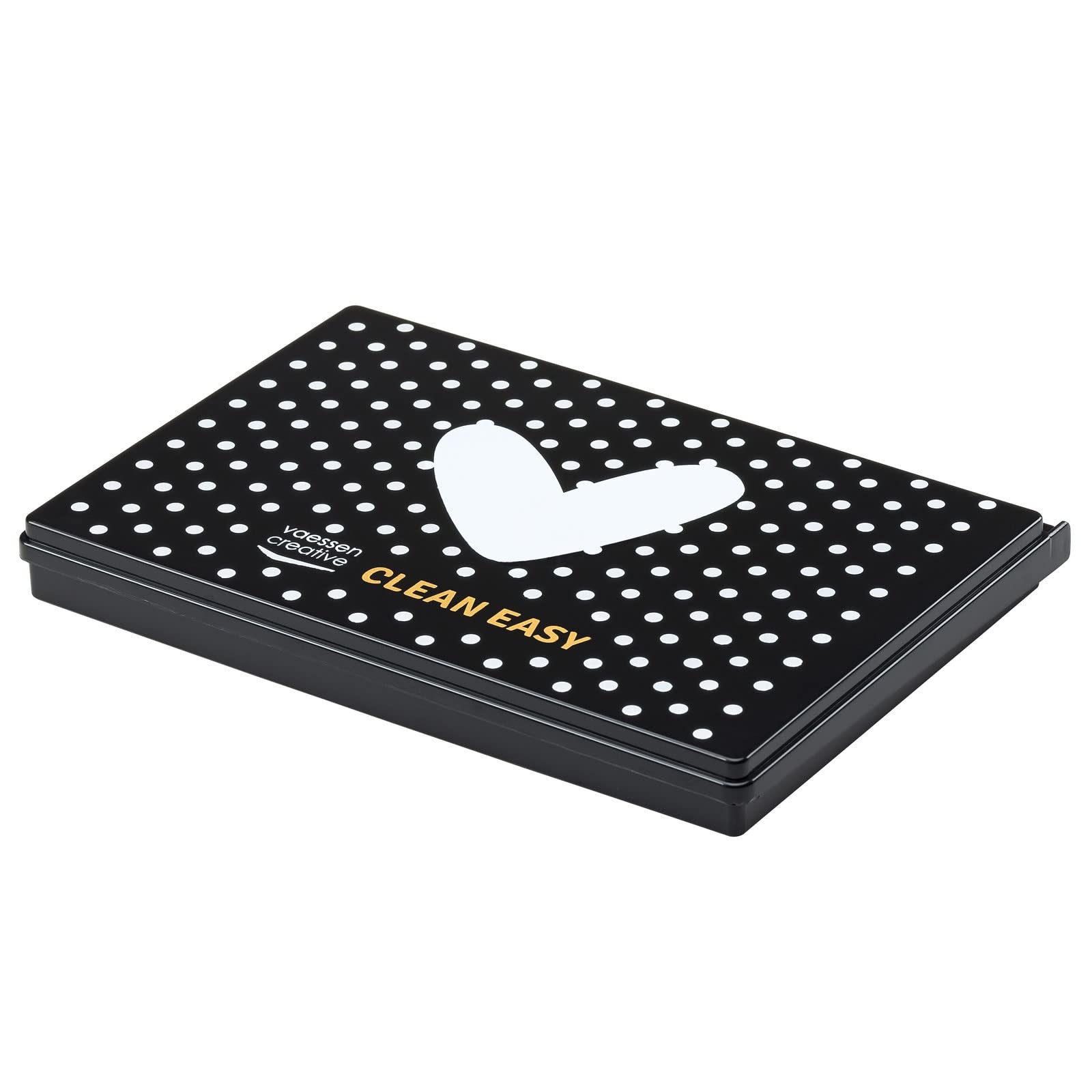 Vaessen 1009-001 Creative Easy, Cleaning Pad for Clear and Cling, Rubber Stamps and More, Black,14cm x 20cm x 2 cm
