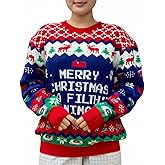 InterStellux Ugly Christmas Sweater - Ugly Knitted Sweaters - Gifts for Christmas
