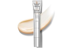 +1HEROLABS Caffeine Eye Cream with Niacinamide, Hyaluronic Acid, Vitamin E & Peptides - Under Eye Serum for Puffiness and Dark Circles, 0.7 Fl Oz (Pack of 1)