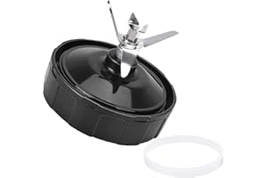 URSUMER 7 Fins Blender Blade Compatible with Ninja Blender Blade Replacement, Ninja Blender Lid Accessories for Auto iQ BL682-30 BL642-30 BL450-30 BL482-30 BL687CO-30 BL450-30 BL642-30 BL482-30 BL682-30 ect