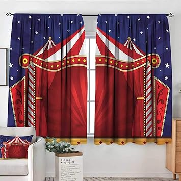 Amazon Com Circus Curtains Drapes Canvas Circus Tent 42 X54