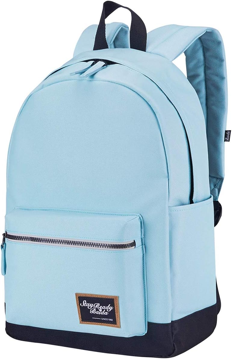 Girls Backpack Waterproof Laptop Bag Women College School Rucksack for Sport Gym Hiking Work Picnic Outdoor Travel (Light Blue)