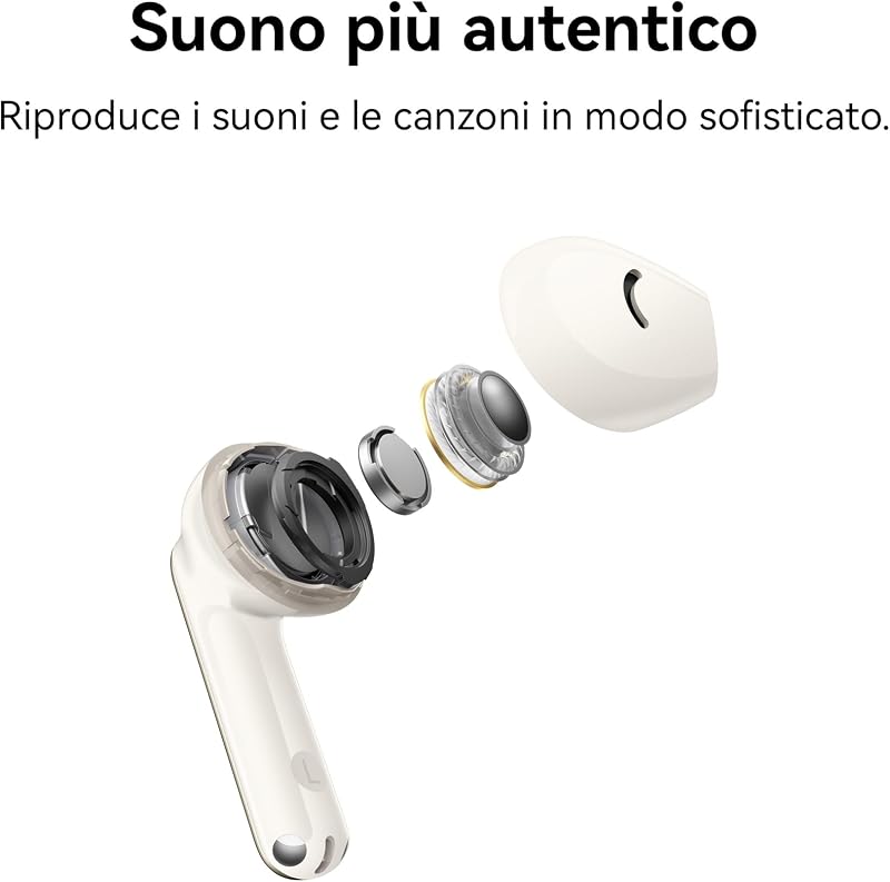 FreeBuds SE 3, cuffie con autonomia fino a 42 ore e in colorazione nera, leggere e compatte, ricarica rapida 10 minuti, connessione Bluetooth 5.4, IP54, Compatibili con iOS, Windows e Android.