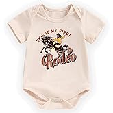 hrcfbk Infant Baby Boys Girls Bodysuit Newborn Short Sleeve Funny Letters Print Romper Reveal Pregnancy Announcement Clothes