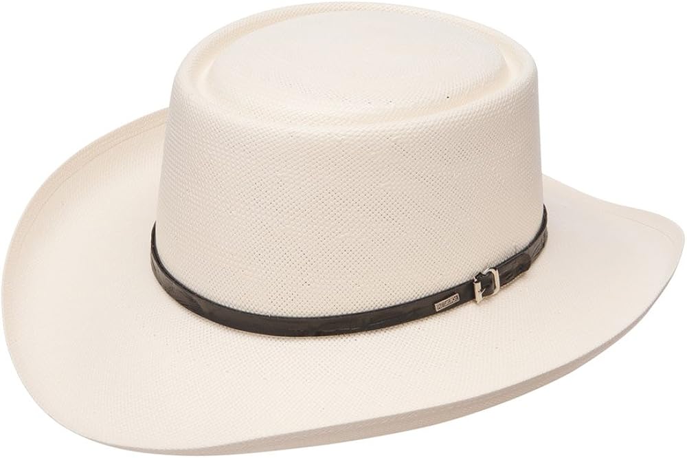Resistol RSGMBR2532 Men's Gambler 10X Cowboy Hat, Natural 7 1/4