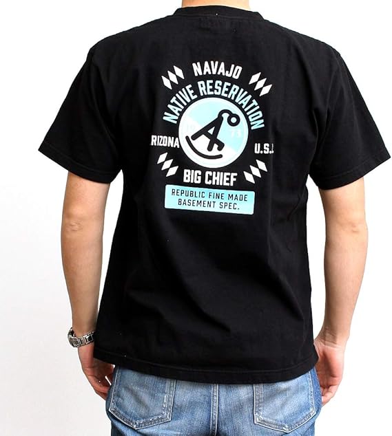 Amazon アコースティック Acoustic Tシャツ 半袖 プリントtシャツ バックプリント 厚手 66 Ac3 ブラック L Tシャツ カットソー 通販