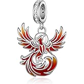 Zunxinsan Phoenix Charm 925 Sterling Silver Phoenix Jewelry Animal Jewelry Gifts for Women