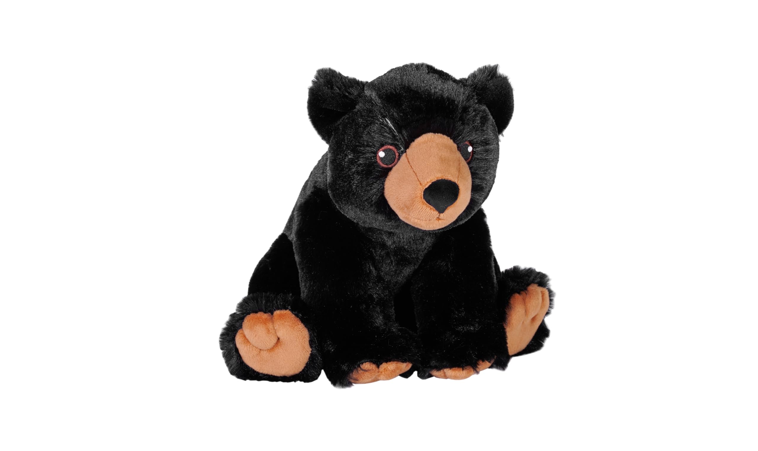 Wild Republic Cuddlekins Eco Black Bear, Stuffed Animal, 12 Inches, Plush Toy, Fill is Spun Recycled Water Bottles, Eco Friendly
