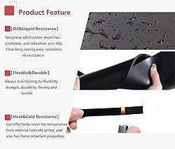 Neoprene Rubber Sheet Solid Rubber Strips Roll