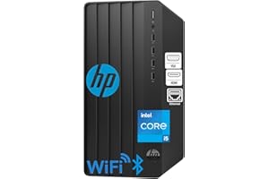 HP Desktop Computers Tower PC for Home and Business, Intel 6-Core i5-12500, 32GB DDR4 RAM, 1TB PCIe SSD, UHD Graphics 770, WiFi, Bluetooth, RJ-45, HDMI, VGA, Keyboard and Mouse, Windows 11 Home
