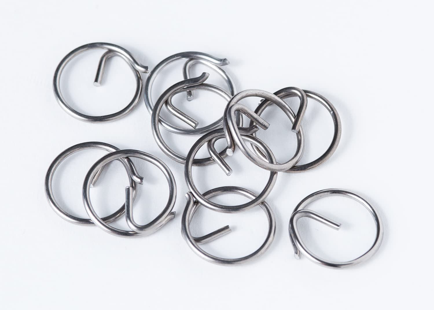 New Marine 10 ring pins V4A AISI 316 1.4401 1.25 mm x 15 mm