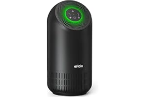 Afloia Air Purifier for Pets, Air Purifiers for Home Large Room Up to 880 Ft², Efficient Filter Air Cleaner for Home Remove 99.99% Pets Hair Odor Dust Smoke Mold Pollen, Fillo Black