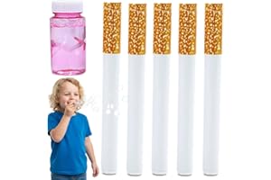 Stress Toy, Fake Realistic Cigarette Bubble Blower Stress Relief Toys, Mini Smoking Sticks with Liquid for Men Women, Birthda