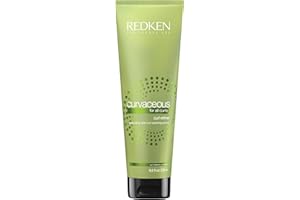 Redken Curvaceous Curl Refiner Cream | For Curly Hair | Curl Defining Primer That Helps Control Frizz | With Moringa Oil | 8.5 Fl Oz