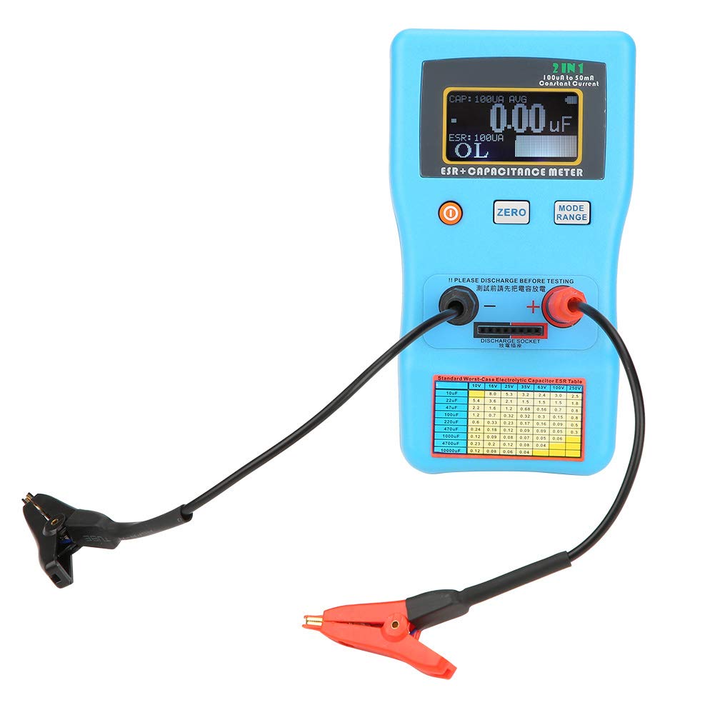 MEC100 Capacitor Meter, Digital Display Automatic Range Electrolytic