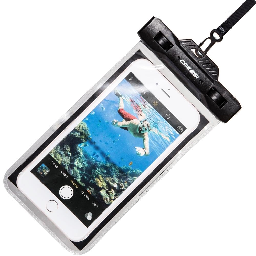 Cressi Unisex Adult Universal Waterproof Phone/Smartphone Case - Black, Uni