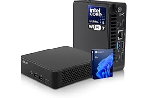 ASUS NUC 15 Pro Mini Desktop, Intel 14-Core Ultra 5 225H, 64GB DDR5, 1TB SSD, Wi-Fi 7, Support 4-Display 4K, Thunderbolt 4, H
