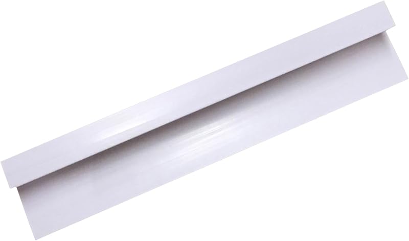 DBS White 10mm End Cap Trim for Shower Wet Wall Panels 2.4m