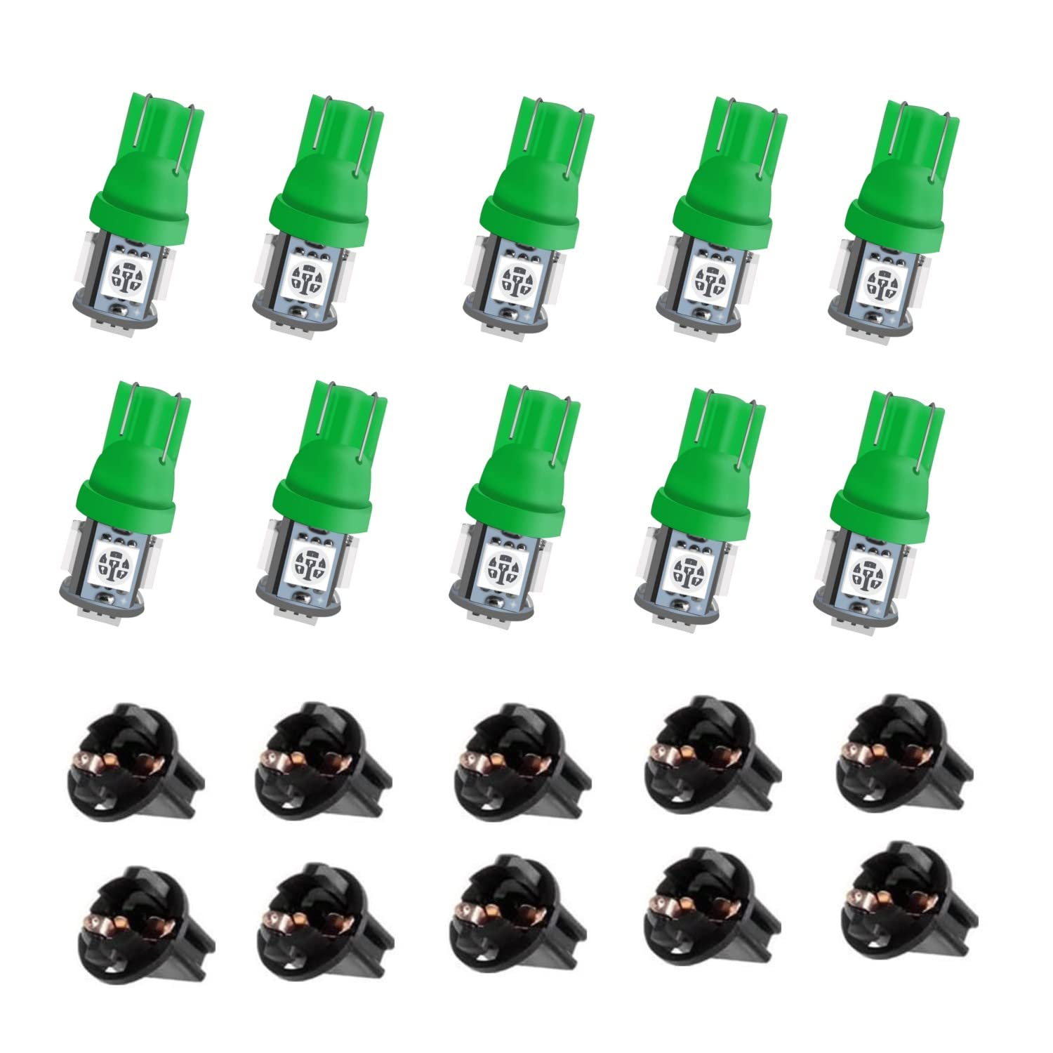 10Pack T10 194 168 LED Light Bulb 158 PC194 PC195