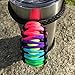 MOCE Handmade Paracord Handle for 20 oz. Tumbler, Colorful/Black