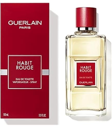 Amazon.com : Habit Rouge by Guerlain for Men - 3.3 oz EDT Spray