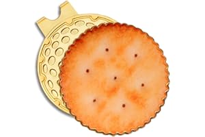 Aikiprety Cracker Golf Ball Marker with Magnetic Hat Clip, Premium Golf Accessories & Funny Golf Gifts for Men Women Golfers