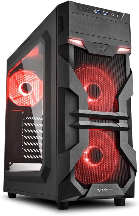 Caja Ordenador Multicolor Rojo: Amazon.es: Informática