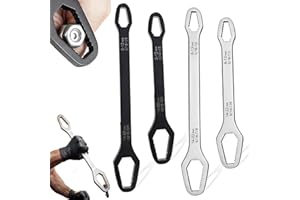 Universal Adjustable Double Ended Wrench,Double Ended Self Adjusting Wrench,DIY Machine Auto Maintenance, for 3mm-24mm Nuts, 