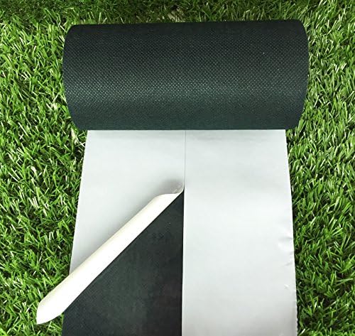 Self-Adhesive Artificial Grass Seaming Tape w/Cut Line for Connecting 2 Pcs Synthetic Turf, 6" x66'(15cm20m)