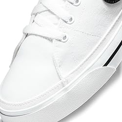 NIKE Men's Court Legacy CNVS Walking Shoe, White
