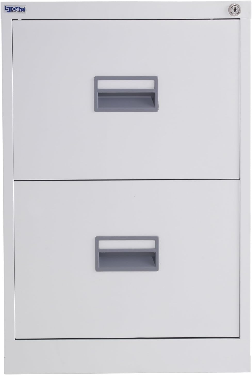 Talos Heavy Duty Steel Filing Cabinet, 40 kg Drawer Tolerance, White, 2 - Image 4